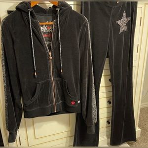Velour track set